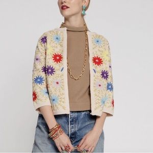 FRANCES VALENTINE vintage inspired cardigan, Size: M NWT